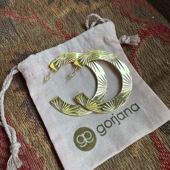 Gorjana gold loops - Picture 4 of 5